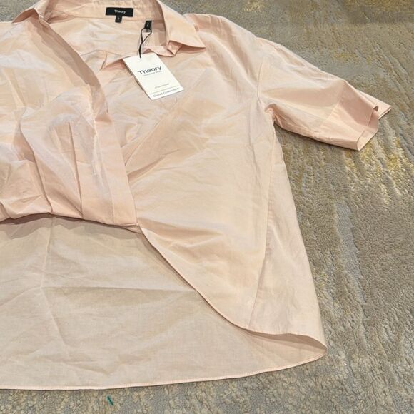 theory ss twist shirt Quartz icon shirting 2 new with tag size S MSRP $195 - Picture 6 of 13